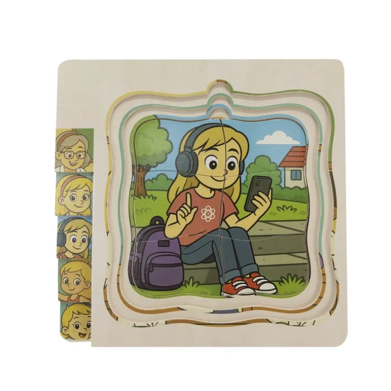Kinder and Kids Lag-puslespil, Pigeliv