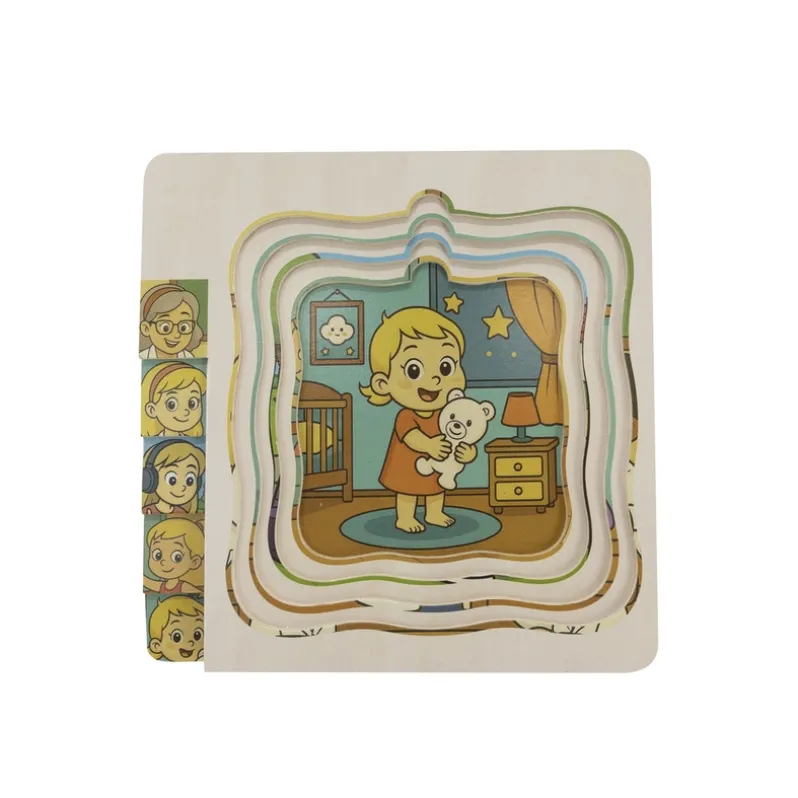 Kinder and Kids Lag-puslespil, Pigeliv