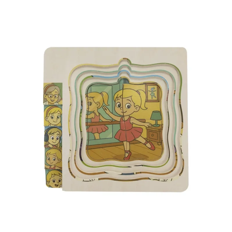 Kinder and Kids Lag-puslespil, Pigeliv