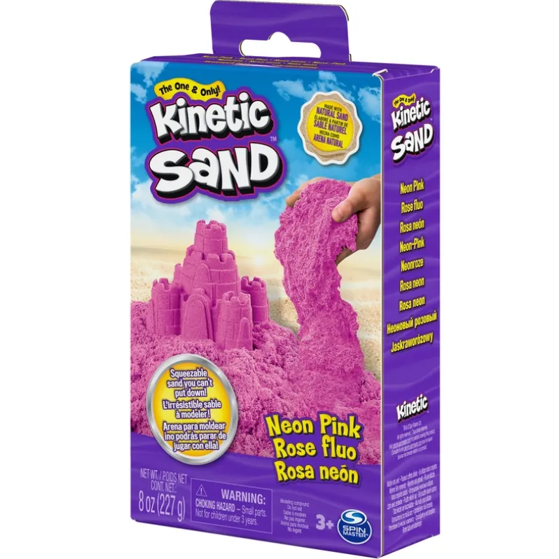 Kinetic Sand Neonboks med Primærfarver