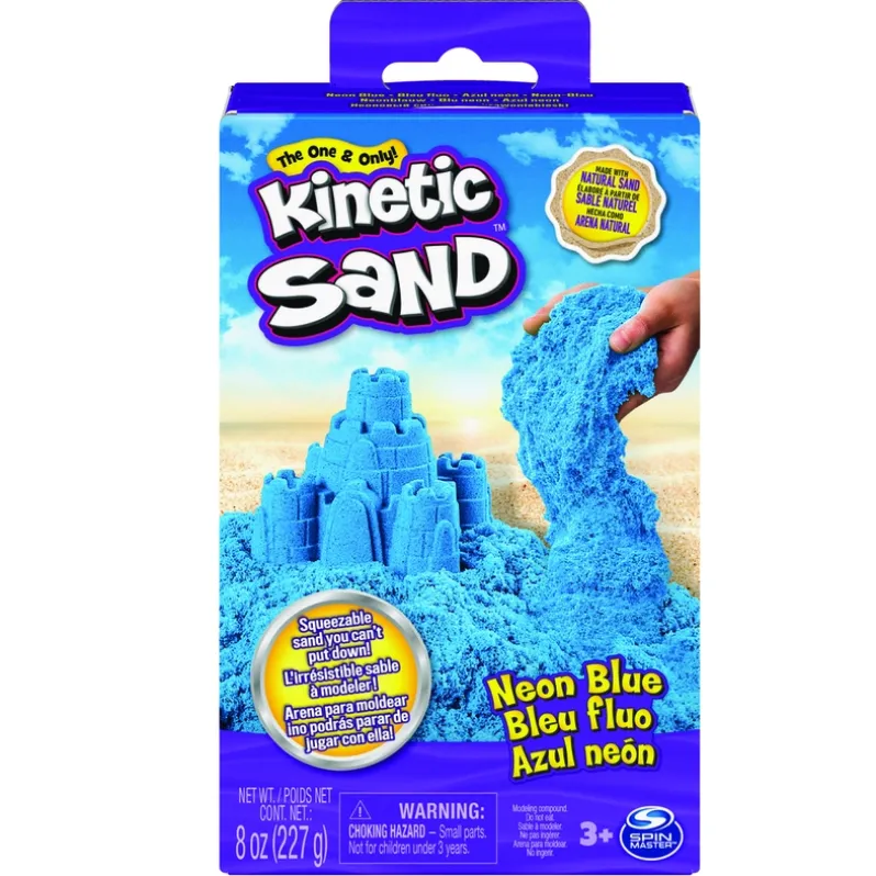 Kinetic Sand Neonboks med Primærfarver