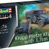 Krupp Protze KFZ 69 with 3,7cm Pak 1:76