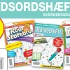 Krydsords samleposer med 3 blade. Sværhedsgrad LET ***