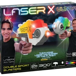 Laser X Blaster med lys og lyd. 2 stk