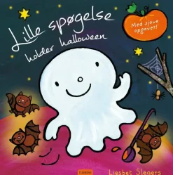Lille spøgelse holder halloween