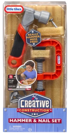 Little Tikes Creative Construction hammer- og sømsæt