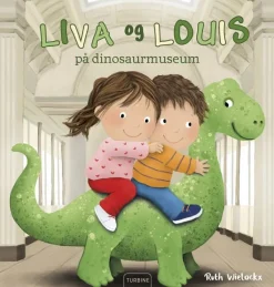 Liva og Louis på dinosaurmuseum