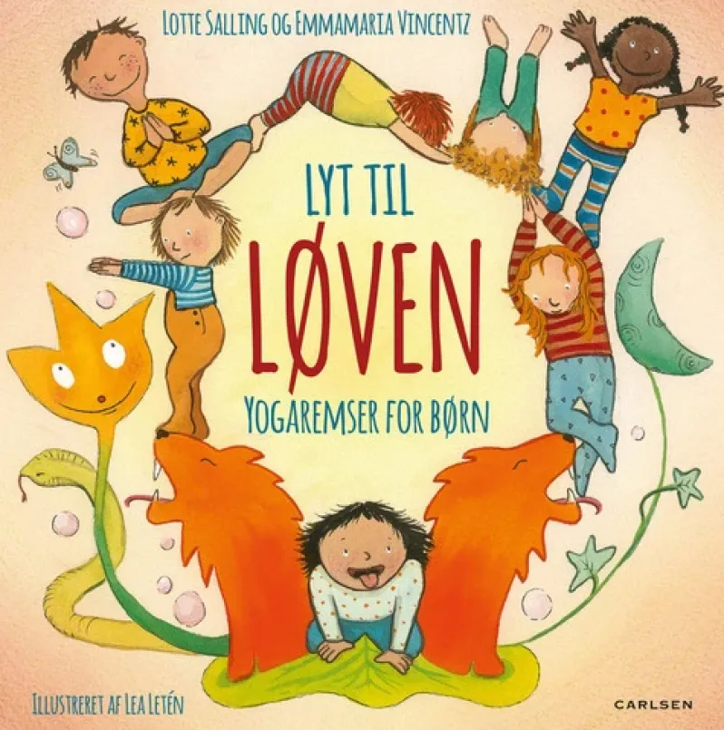 Lyt til løven - yogaremser for børn
