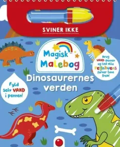 Magisk malebog: Dinosaurernes verden