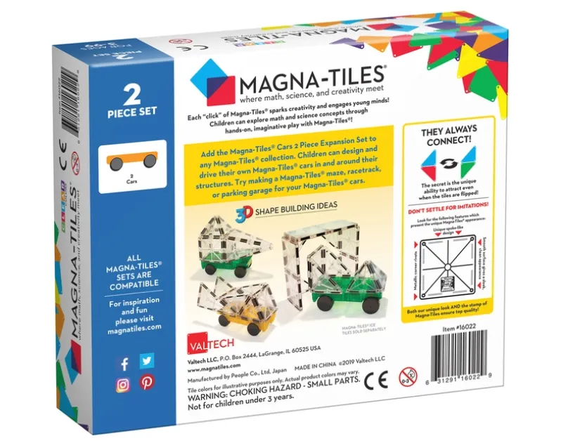 MAGNA-TILES Cars expansion sæt 2 stk