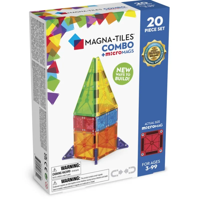 MAGNA-TILES microMAGS Combo 20 stk