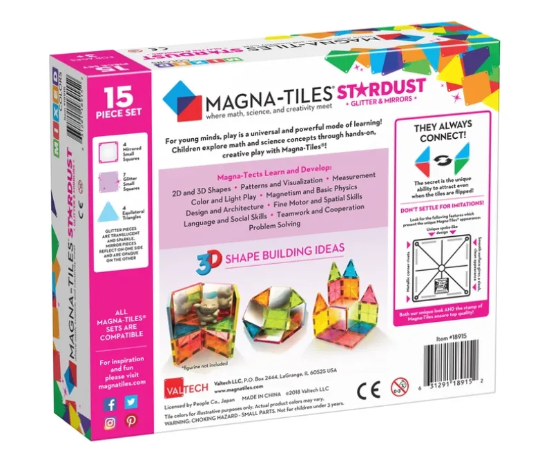 MAGNA-TILES Stardust 15 stk