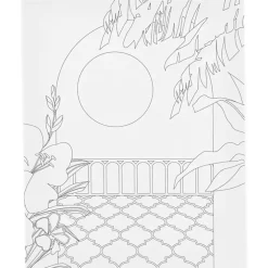 Malerlærred med print