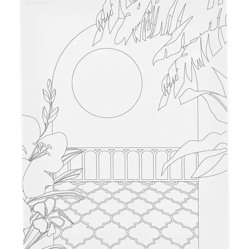 Malerlærred med print