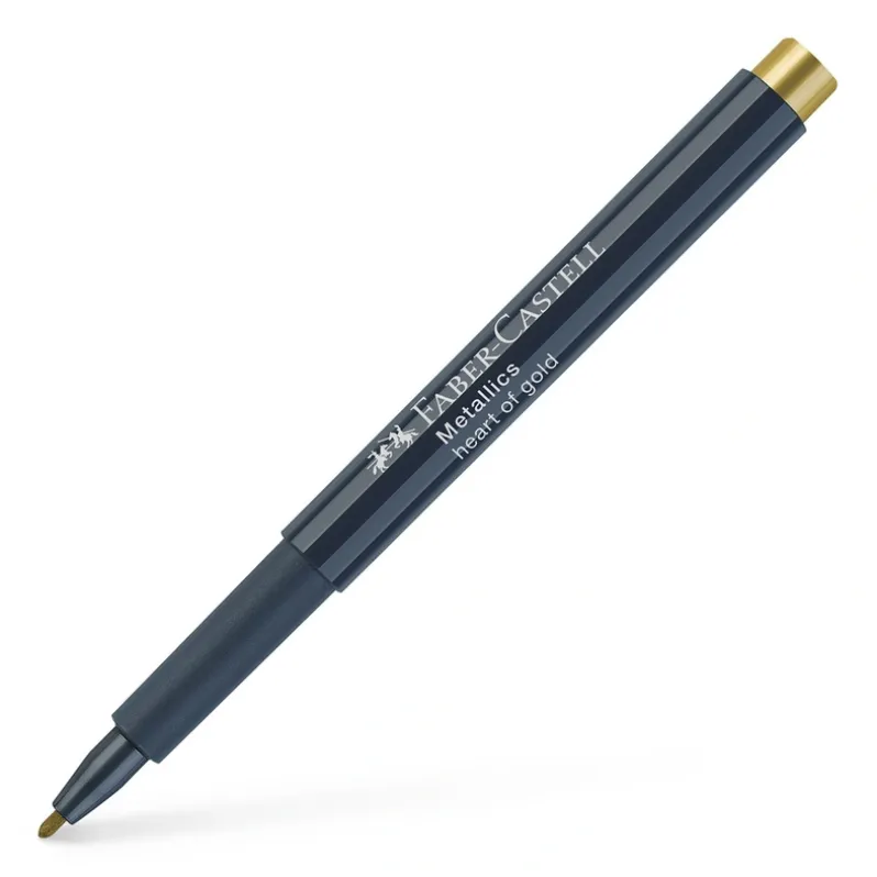 Metallic pen Faber-Castell guld