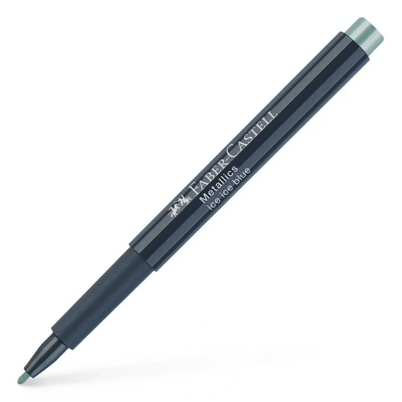 Metallic pen Faber-Castell blå