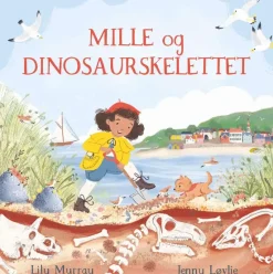 Mille og dinosaurskelettet