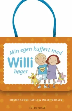 Min egen kuffert med Willi bøger