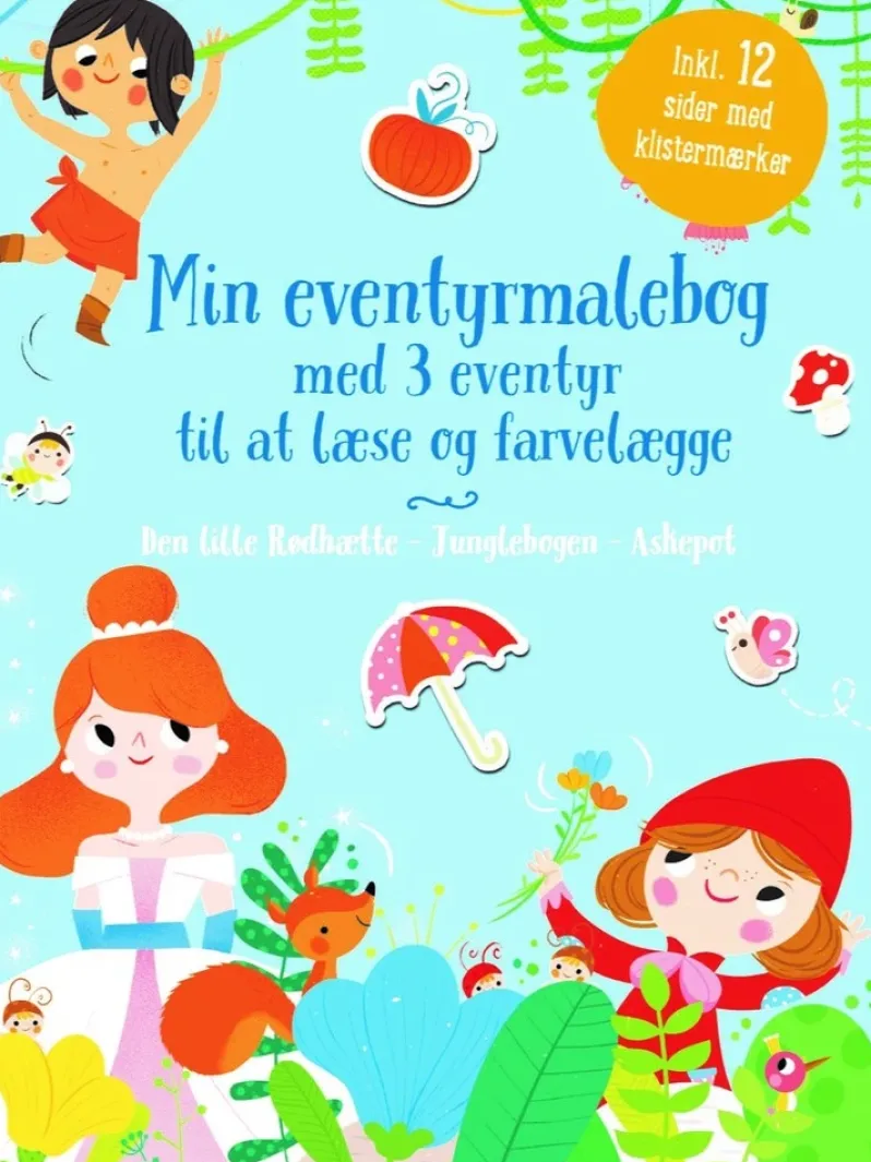 Min eventyrmalebog - blå