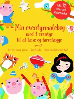 Min eventyrmalebog - gul