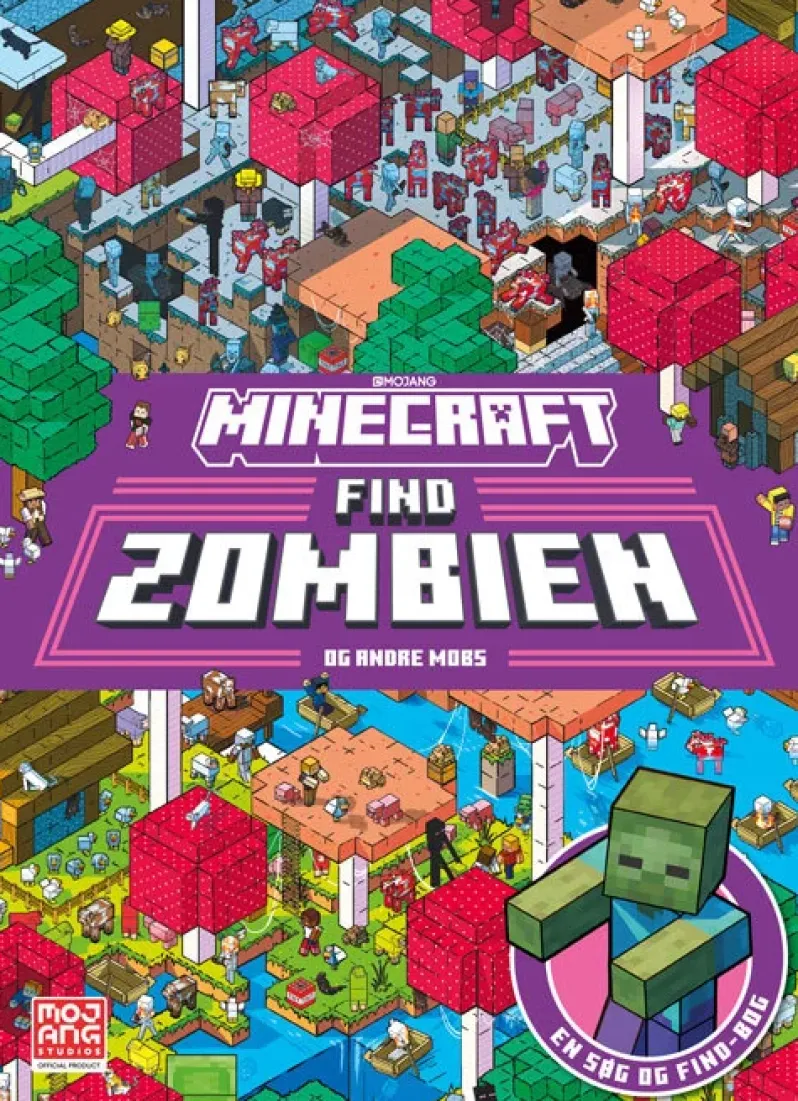 Minecraft - Find zombien (en søg og find-bog)