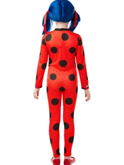 Miraculous Ladybug Classic kostume med maske str. 7-8 år