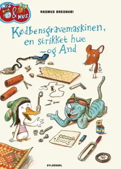 Mis & Mus - Kødbensgravemaskinen, en strikket hue - og And
