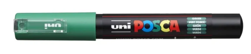 Paintmarker Uni POSCA pc-1mc grøn