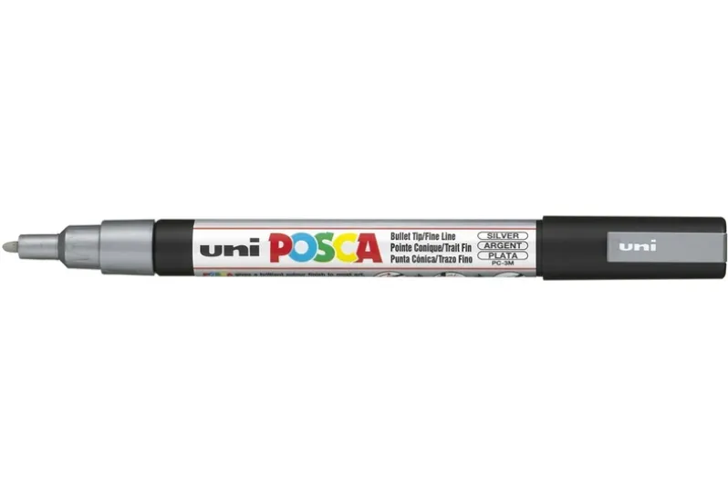 Paintmarker Uni POSCA pc-3m sølv