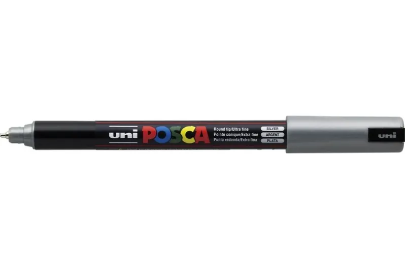 Paintmarker Uni POSCA pc-1mr sølv