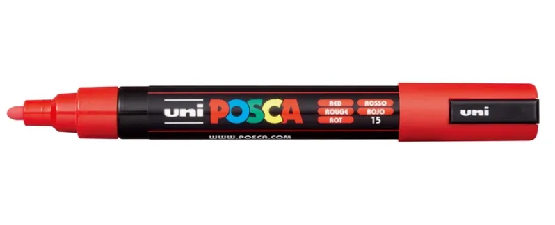 Paintmarker Uni POSCA pc-5m rød