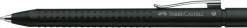 Pencil 0,7 grip Faber-Castell metallic sort