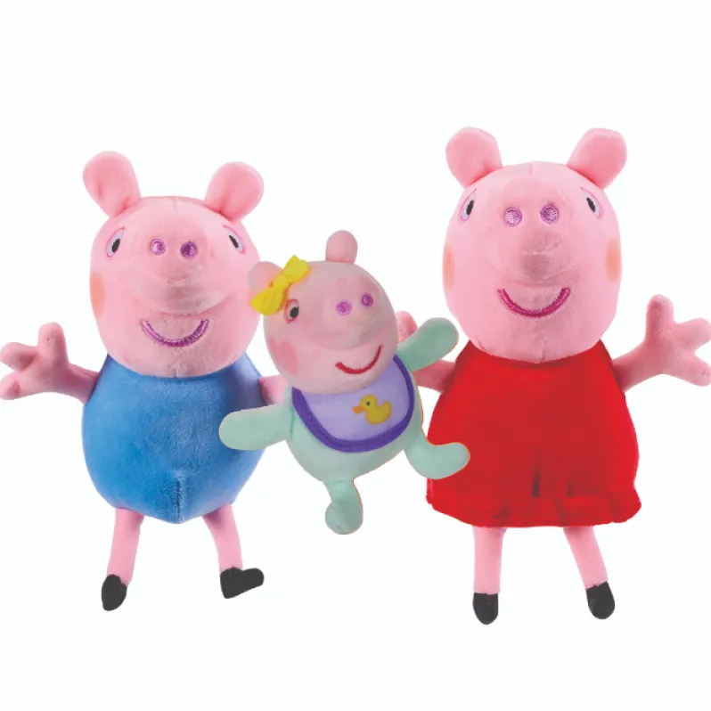 PEPPA PIG Gurli gris PLUSH 3-PAK