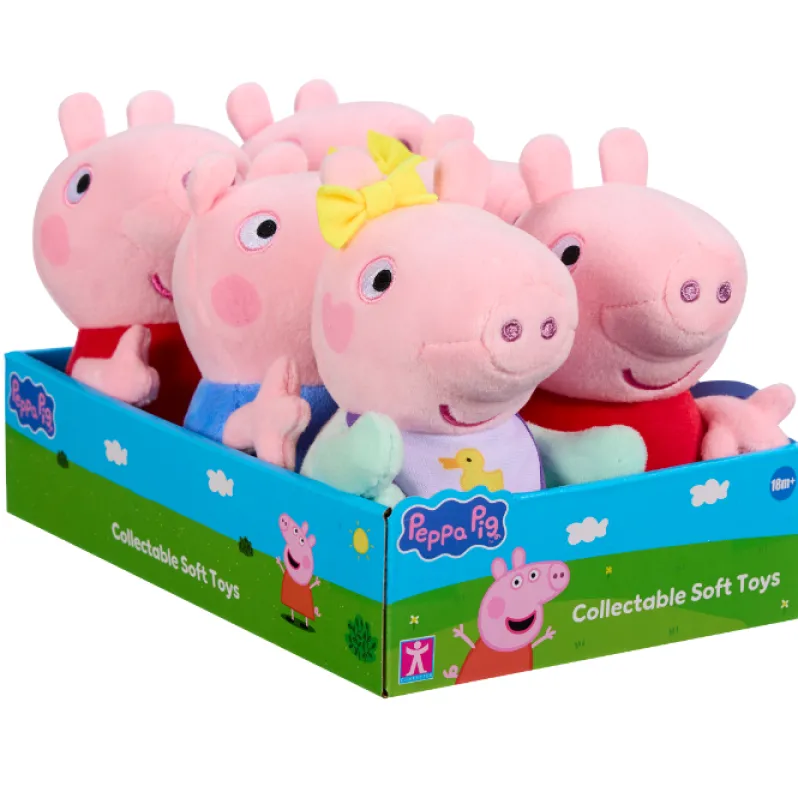 PEPPA PIG gurli gris PLUSH COLLECTABLES ASS