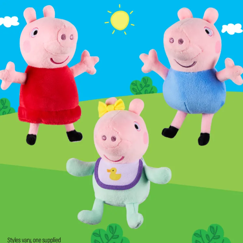 PEPPA PIG gurli gris PLUSH COLLECTABLES ASS