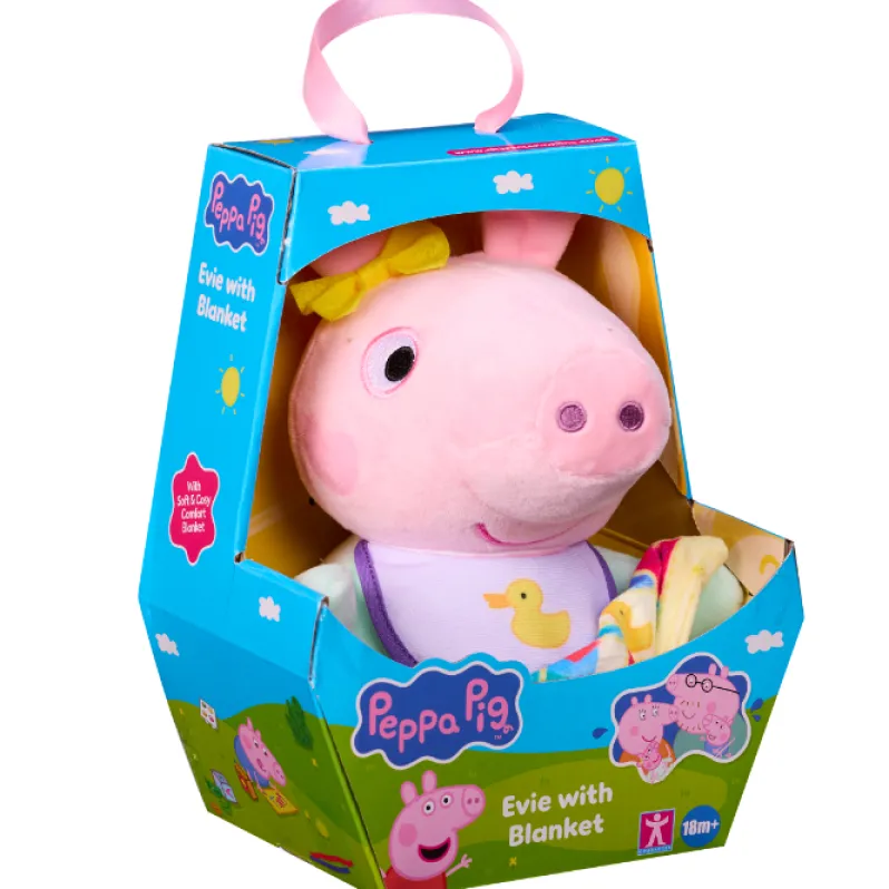 PEPPA PIG Gurli gris PLUSH BLANKET EVIE