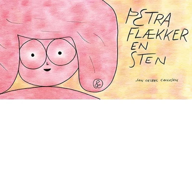 Petra flækker en sten