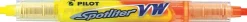 Pilot overstregningspen Spotliter VW 2-i-1 gul/orange