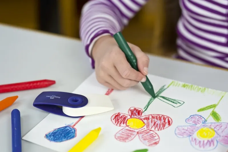 Plastkridt grip Faber-Castell 12 farver