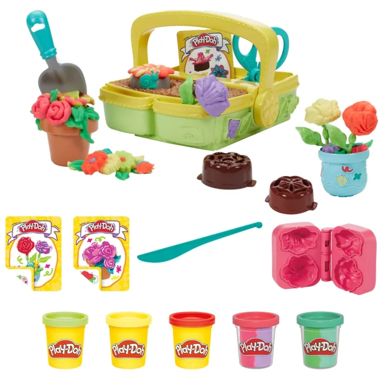 Play-Doh blooming flowers