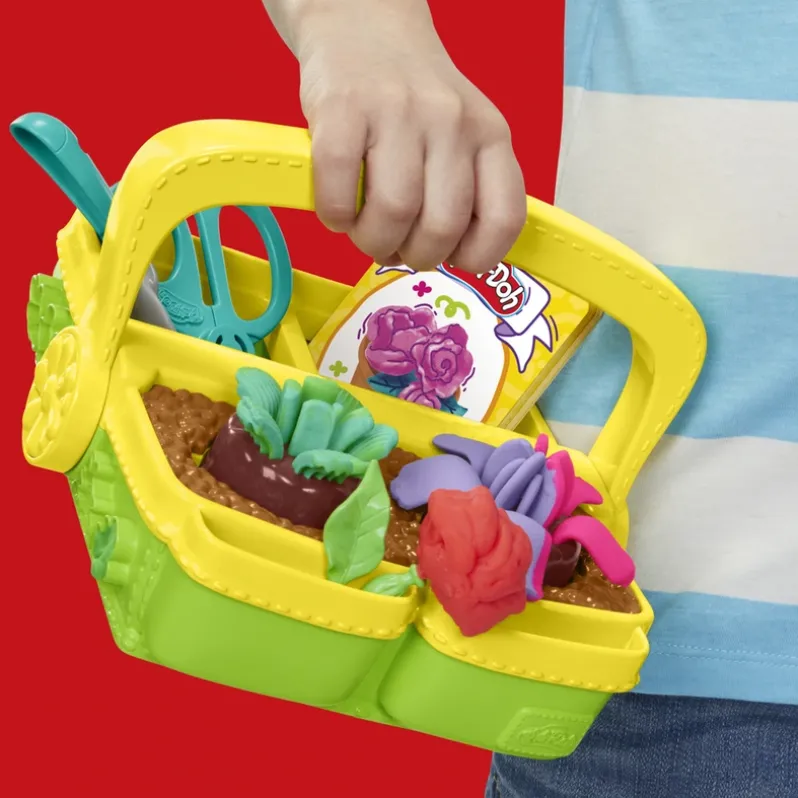 Play-Doh blooming flowers