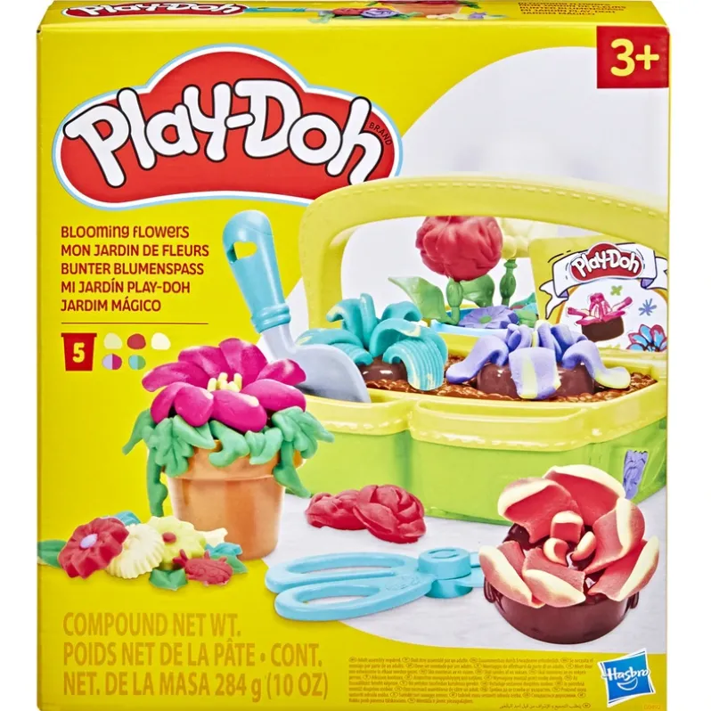 Play-Doh blooming flowers