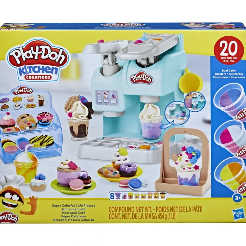 Play-Doh farverigt café legesæt