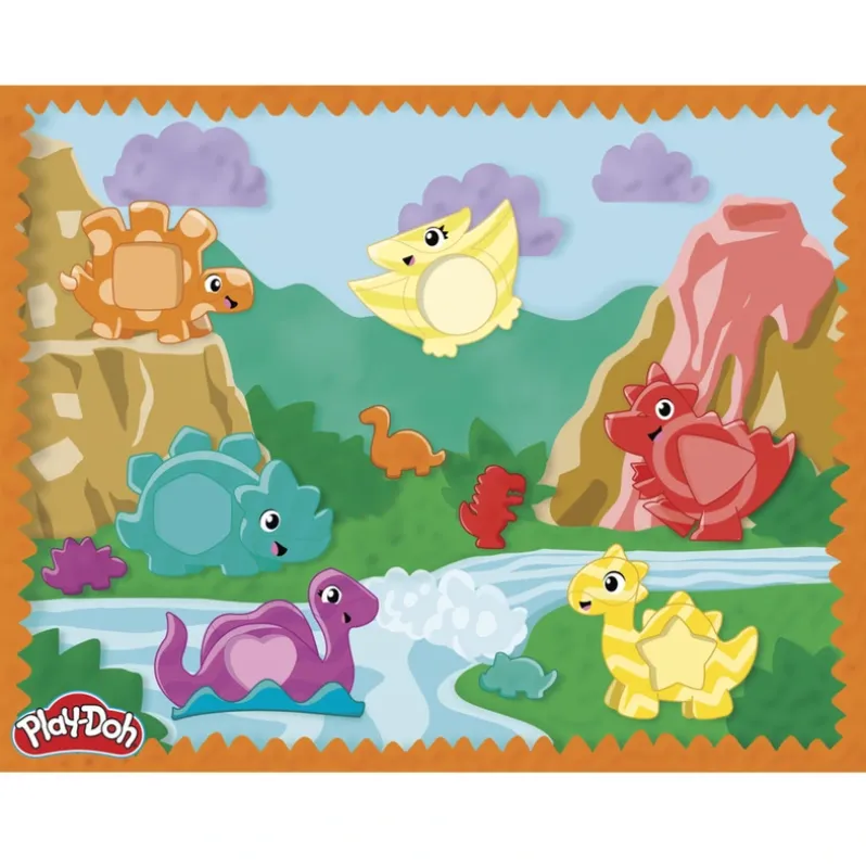 Play-Doh Shapes and Colors Dino