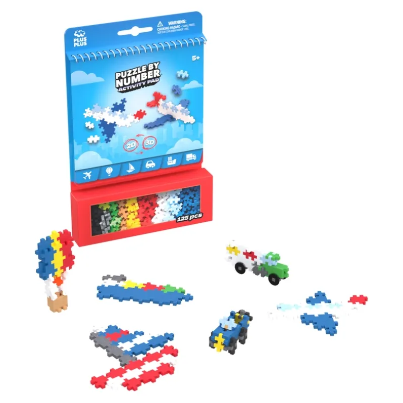 Plus-Plus Activity Pad – Transportation