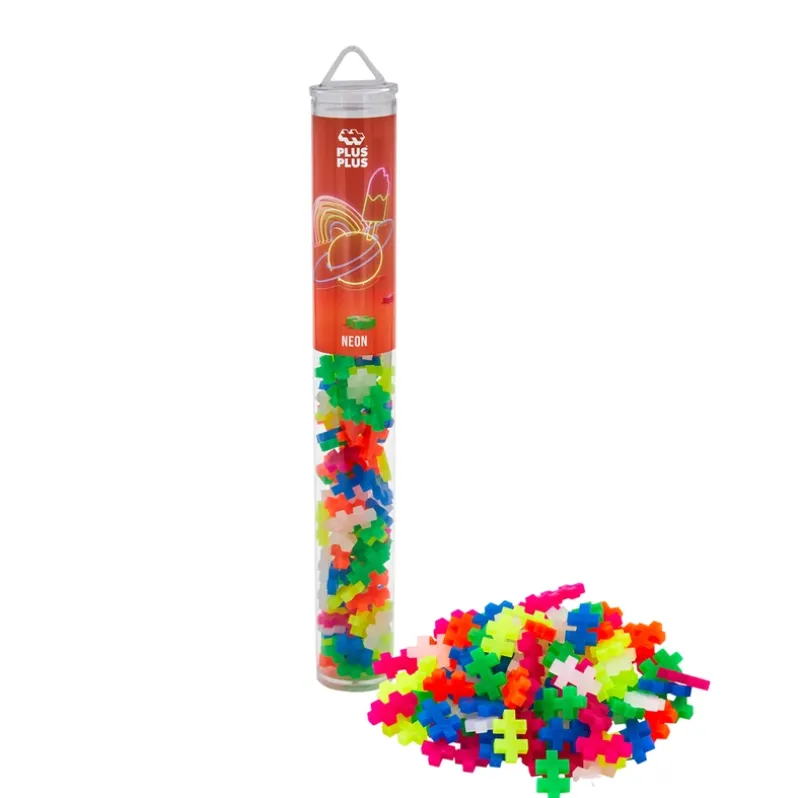 Plus-Plus Neon Mix / 100 pcs Tube