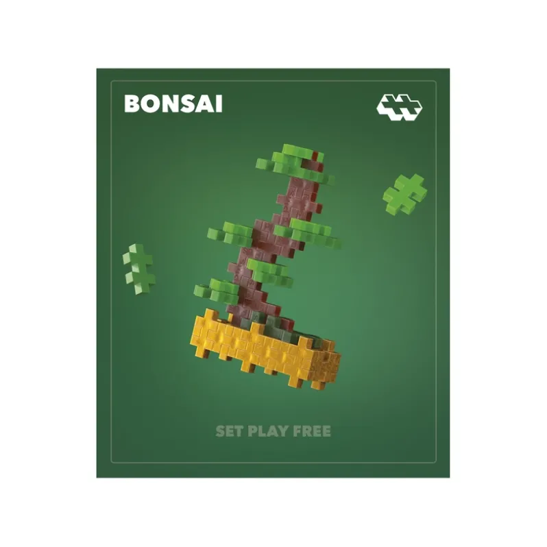 Plus-Plus Plant Packs - Green bonsai