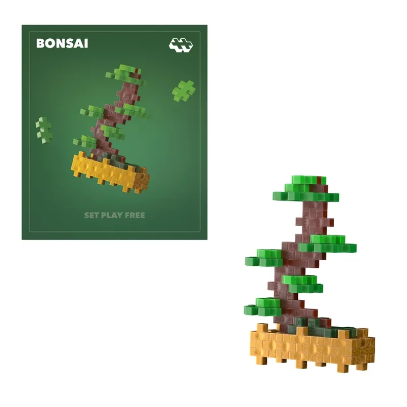 Plus-Plus Plant Packs - Green bonsai