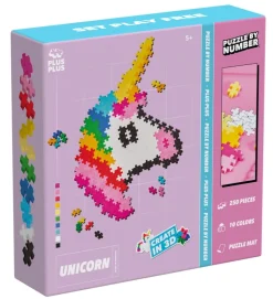 Plus-Plus Puzzle By Number Unicorn 250pcs