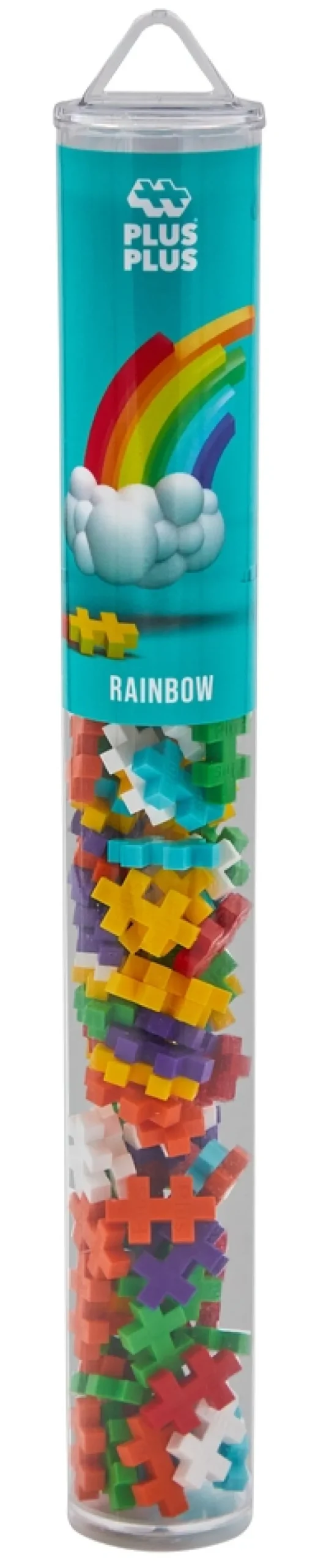 Plus-Plus Rainbow mix / 100 pcs Tube